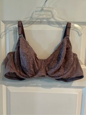 torrid Lace Underwire Bra in Dusty Mauve